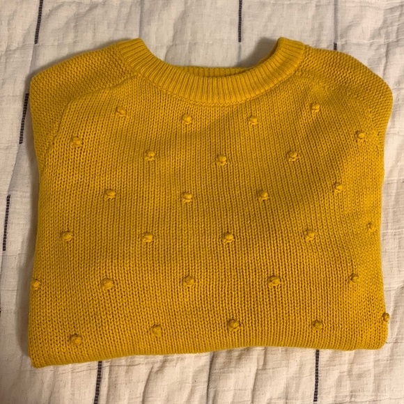 Yellow Polka Dot sweater - Picture 1 of 2